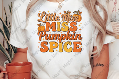 Little Miss Pumpkin Spice, Cute Fall PNG Product Image 2