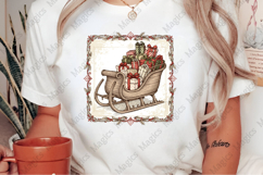 Vintage Christmas Labels PNG Product Image 2