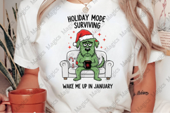 Grumpy Christmas Dog PNG Product Image 2