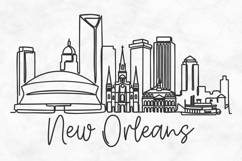 New Orleans Minimalism Line Drawing Product Image 1