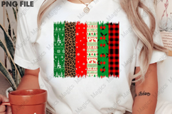 Sublimation Background | Brushstroke Christmas Sublimation Product Image 1