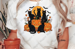 Black Cat Pumpkin Png Product Image 2