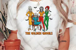 The Golden Ghouls Girls Halloween Png Product Image 2
