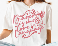 Prayer Is My Love Language SVG PNG File Product Image 3