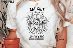 Halloween Witch Bat Club PNG Product Image 2