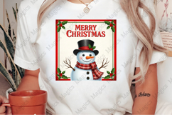 Vintage Christmas Labels Sublimation Png Product Image 2
