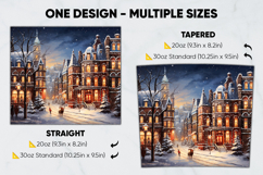 Christmas Tumbler Wrap Design, tumbler sublimation 20oz 30oz Product Image 2