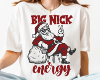 Big Nick Energy Santa Claus SVG PNG File Product Image 3