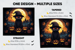 Halloween Tumbler Wrap Design, tumbler sublimation 20oz 30oz Product Image 2