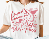 Cupid's Favorite Hot Mess SVG PNG File Product Image 3