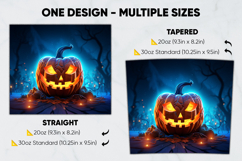 Halloween Tumbler Wrap Design, tumbler sublimation 20oz 30oz Product Image 2