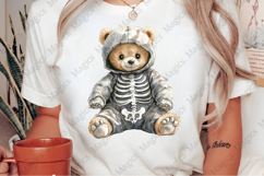 Halloween Teddy Bear Clipart Design Product Image 2