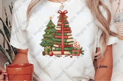 Christmas Book Stack Png Clipart Product Image 2