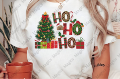 Ho Ho Ho Christmas Tree PNG Product Image 2