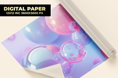 Bubbles Digital Paper Product Image 1
