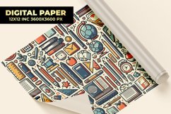School Elements Digital Paper Product Image 1