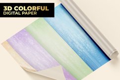 3D Colorful Digital Paper Product Image 1