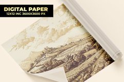 Landscape Digital Paper Product Image 1