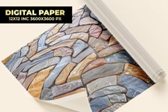 Mosaic Stones Digital Paper Product Image 1