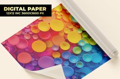 Colorful Circle Digital Paper Product Image 1