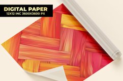 Orange Wooden Digital Paper Product Image 1