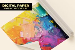 Colorful Paint Digital Paper Product Image 1