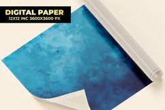 Blue Watercolor Digital Paper Product Image 1