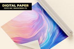 Colorful Waves Digital Paper Product Image 1