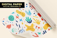 Colorful Doodle Digital Paper Product Image 1