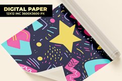Geometric Shapes Digital Paper Product Image 1