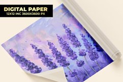 Lavender Flower Digital Paper Product Image 1
