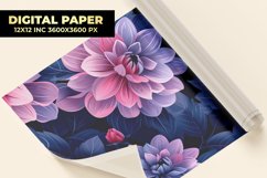 Flower Digital Paper Product Image 1