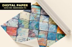 Colorful Tiles Digital Paper Product Image 1