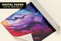 Colorful Liquid Digital Paper Product Image 1