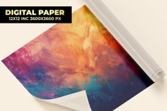 Colorful Vintage Digital Paper Product Image 1