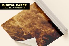 Orange Smoke Digital Paper Product Image 1