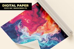 Colorful Liquid Digital Paper Product Image 1