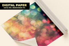 Colorful Bokeh Digital Paper Product Image 1