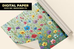 Floral Digital Paper Product Image 1