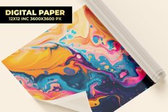 Colorful Liquid Digital Paper Product Image 1