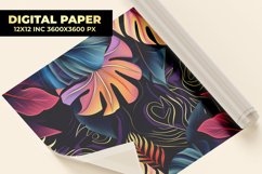 Colorful Leaf Digital Paper Product Image 1