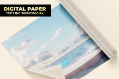 Summer Sea Digital Paper Product Image 1