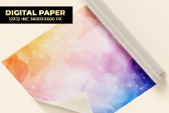 Colorful Watercolor Digital Paper Product Image 1