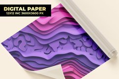 Paper Cut Style Digital Paper Product Image 1
