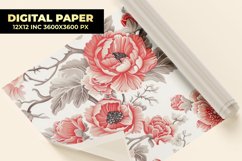 Floral Digital Paper Product Image 1