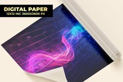 Neon Light Digital Paper Product Image 1