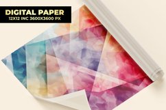 Colorful Geometric Digital Paper Product Image 1