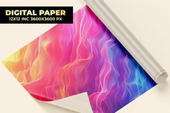 Colorful waves Digital Paper Product Image 1
