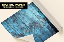 Blue Rust Digital Paper Product Image 1
