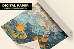 Oil Painting Digital Paper Product Image 1